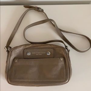 Marc by Marc Jacobs Grey Leather Crossbody Bag